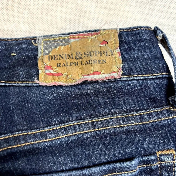Denim & Supply Ralph Lauren Dark Wash Skinny Jean Size 27/32 - Picture 3 of 11
